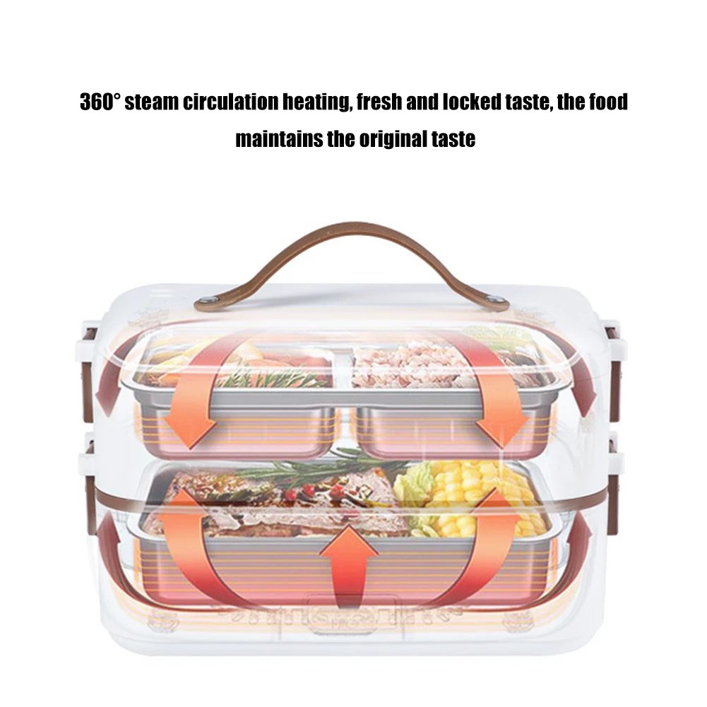 Домашний электрический Ланч-бокс 300 Вт 220 В контейнер для подогрева пищи