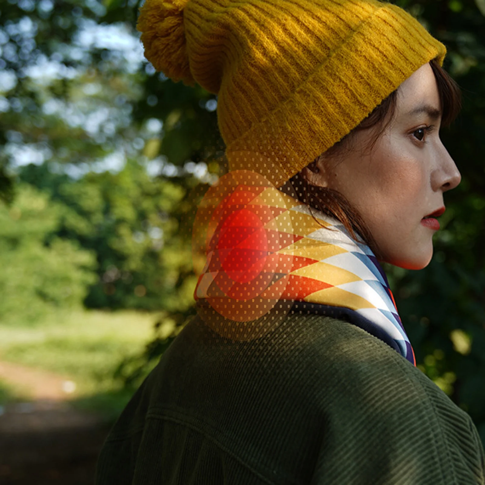 Умное usb-устройство для САМОНАГРЕВАЮЩАЯСЯ шарф с защитой шеи зимнее