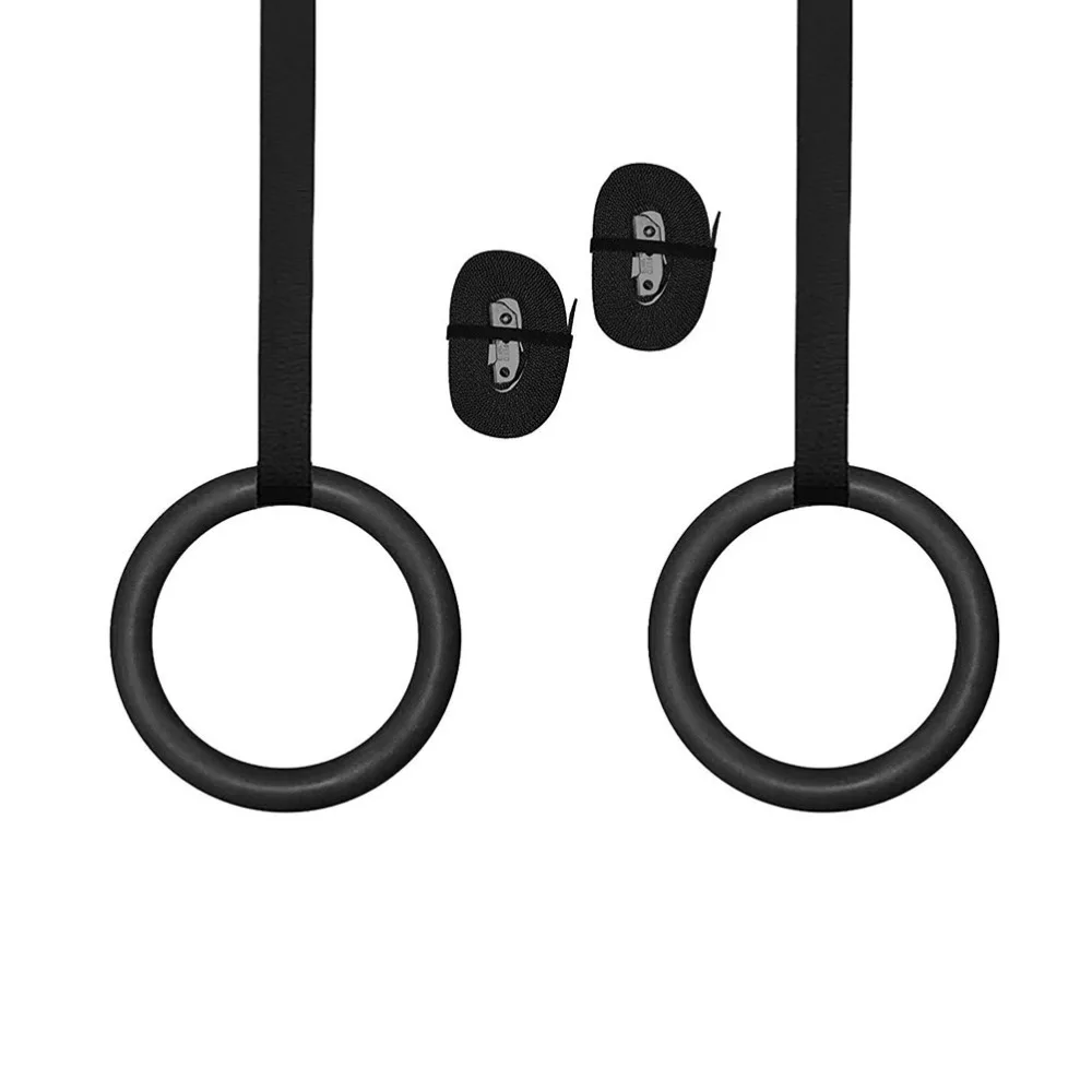 

Gymnastic Ring Set Fitness Rings for Full Body Strength and Muscular Bodyweight Training Cross-Training Workouts