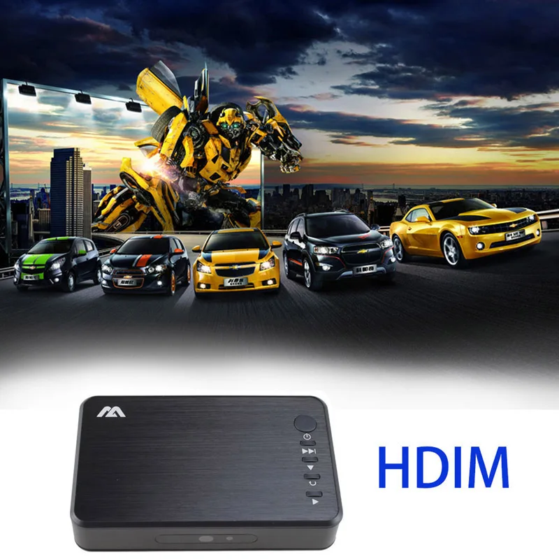 Автомобильный мультимедийный мини-плеер HD 1080P автомобильный центр HDD U-диск плеер