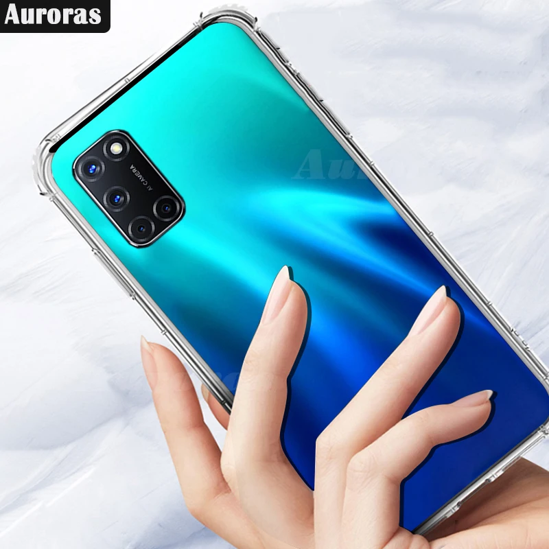 Полярное высококачественный защитный чехол для OPPO A72 прозрачный официальный