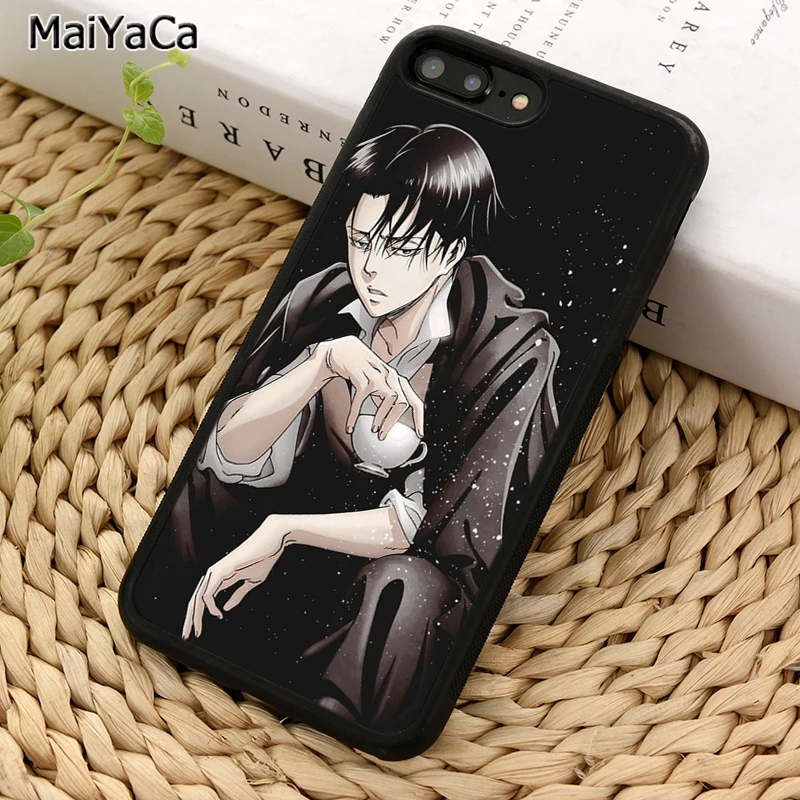 MaiYaCa Levi Ackerman атака на Титанов аниме чехол для телефона iPhone 5 6 7 8 plus 11 12 Pro X XR XS Max Samsung