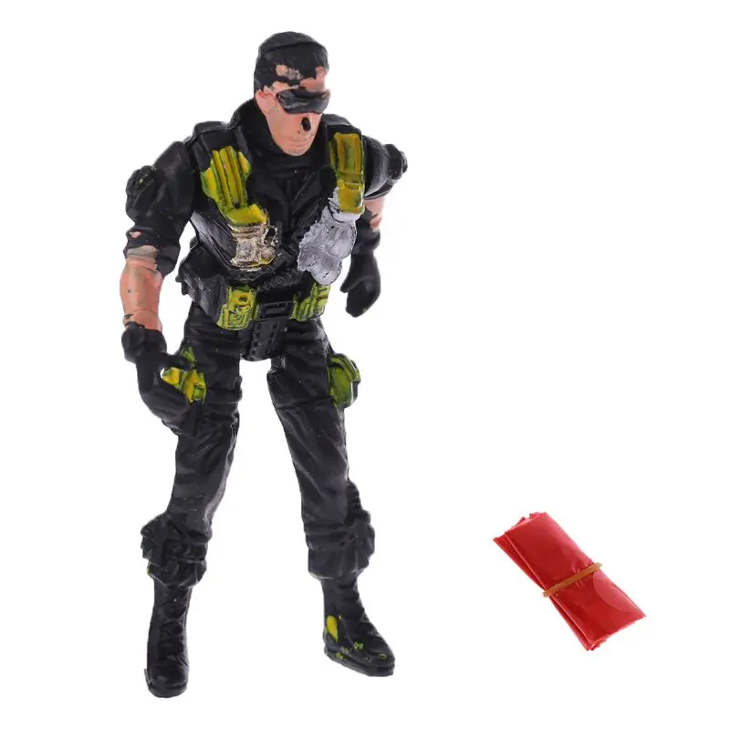 9 см десантники парашют солдат Дети Спорт на открытом воздухе ручной бросок