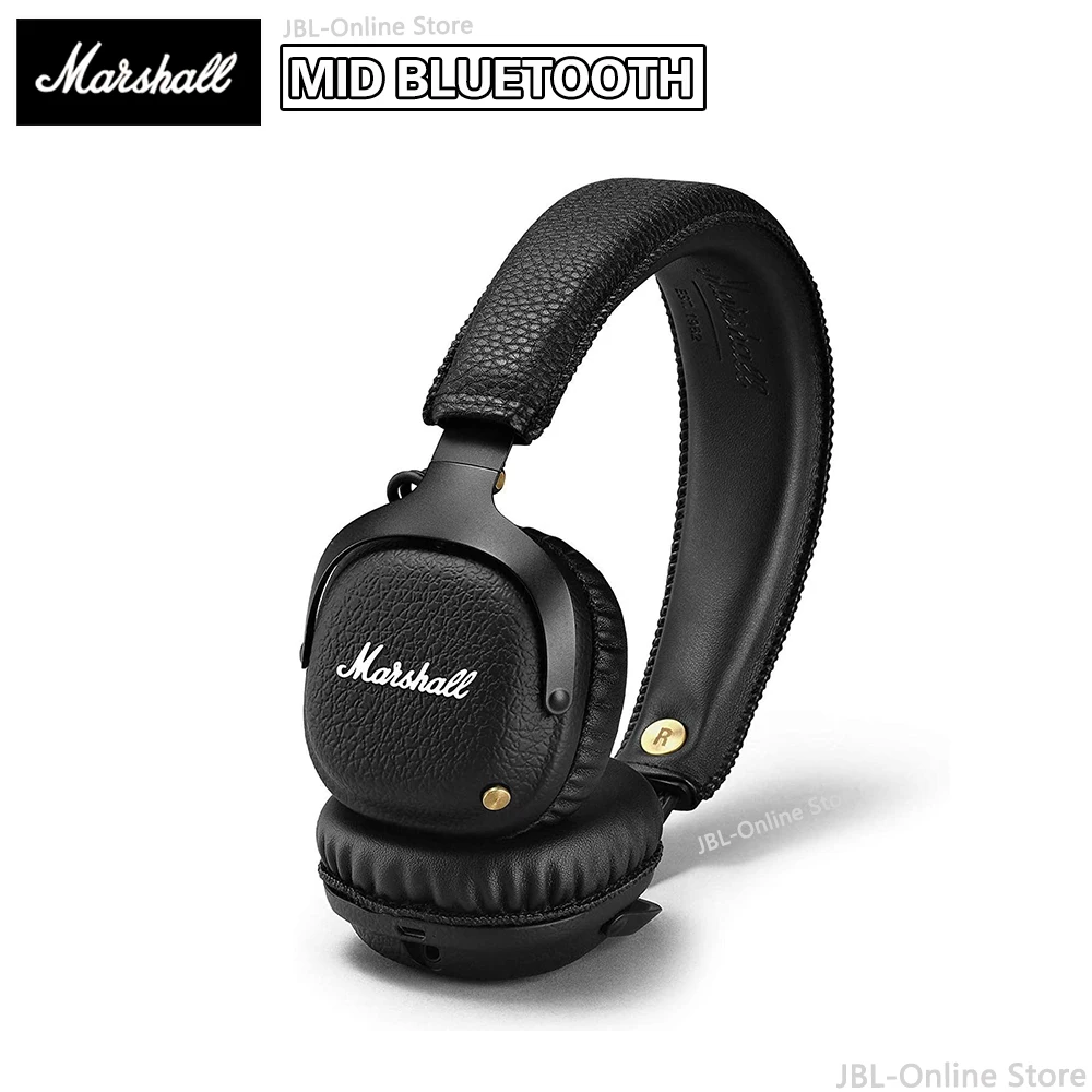 

Marshall Mid Bluetooth беспроводные наушники-вкладыши спортивные Pop рок металлические тяжелые глубокие басы тип музыки Складная гарнитура наушники