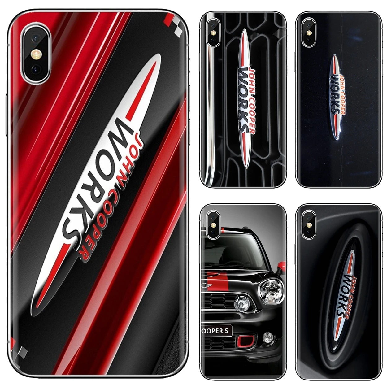 

logo-Poster-C-mini-cooper-jcw Soft Case Covers For iPhone 10 11 12 Pro Mini 4S 5S SE 5C 6 6S 7 8 X XR XS Plus Max 2020