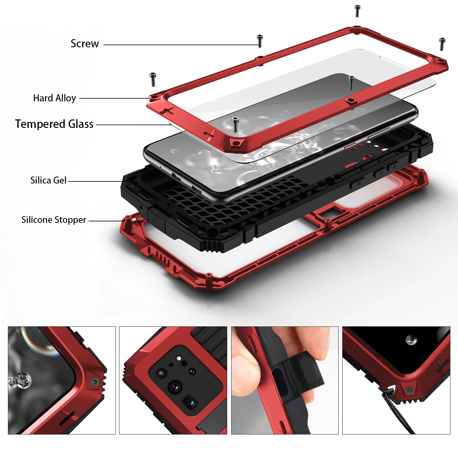 for samsung galaxy a52 5g a72 a32 5g a72 a52 a32 4g case heavy duty protection cover shockproof metal aluminum phone cases free global shipping