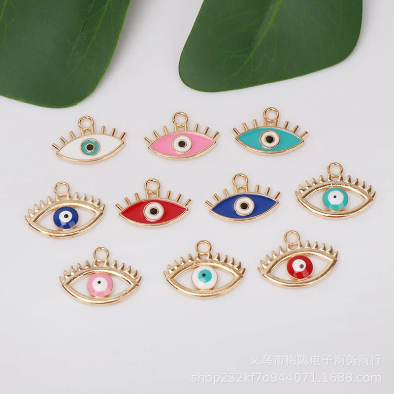 

Meibeads 2021 Турция сглаза Подвески ручной работы Diy модные серьги ожерелье браслет Подвеска для изготовления ювелирных изделий 10 шт