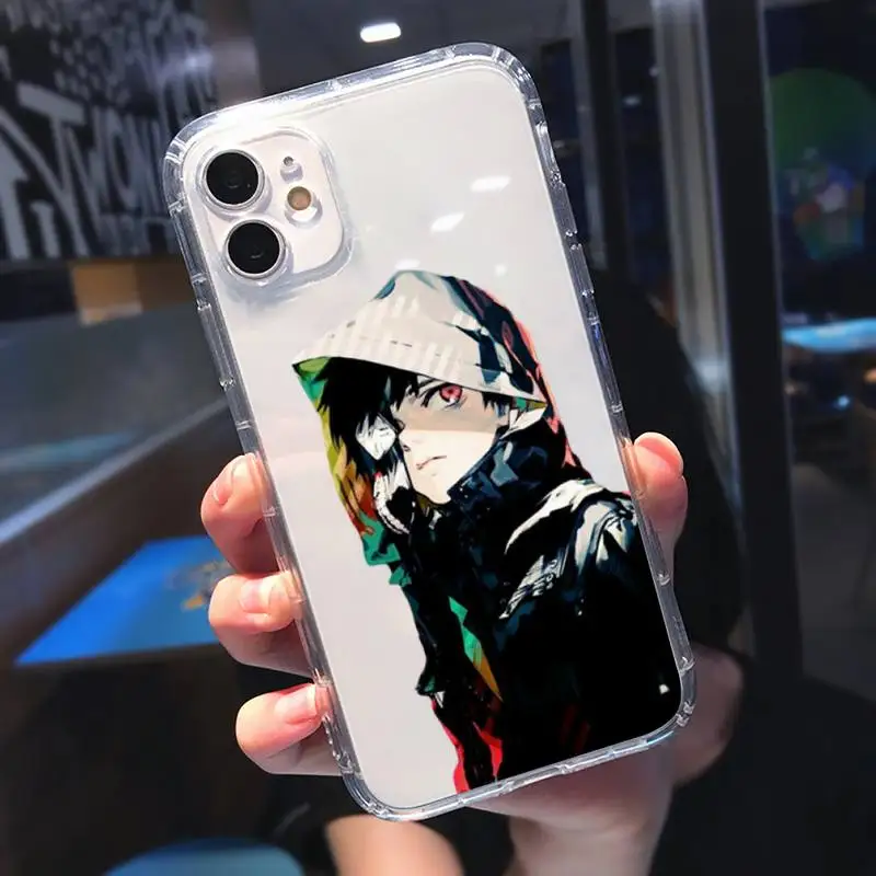 

Tokyo Ghoul Kaneki Ken Phone Case Transparent soft For iphone 5 5s 5c se 6 6s 7 8 11 12 plus mini x xs xr pro max