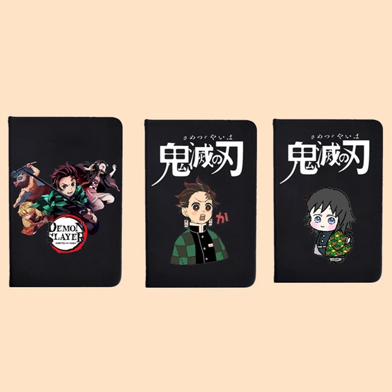 

Anime Demon Slayer Blade Black Matte Notebook Student Memo Diary Stationery