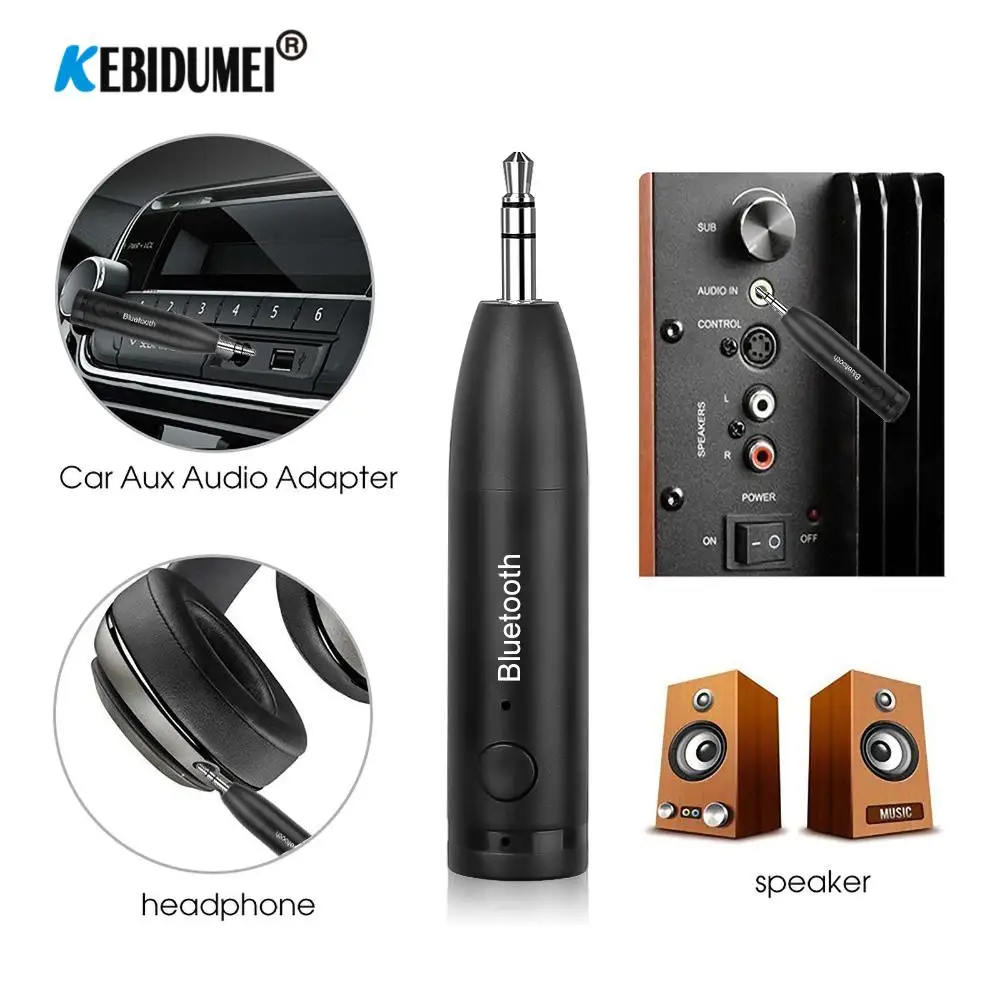 Bluetooth приемник 5 0 Aux 3 мм аудиоприемник беспроводной музыкальный адаптер