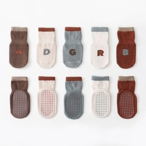 2021 Fashion Baby Socks With Rubber Soles Infant Sock Newborn Sping Auumn Children Floor Socks Shoes Anti Slip Soft Sole Sock