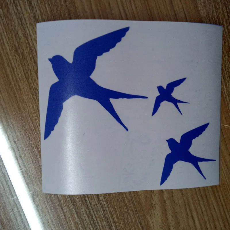 Автомобильный Декор Ласточка Птица окно стены Животные стикер s теплица караван