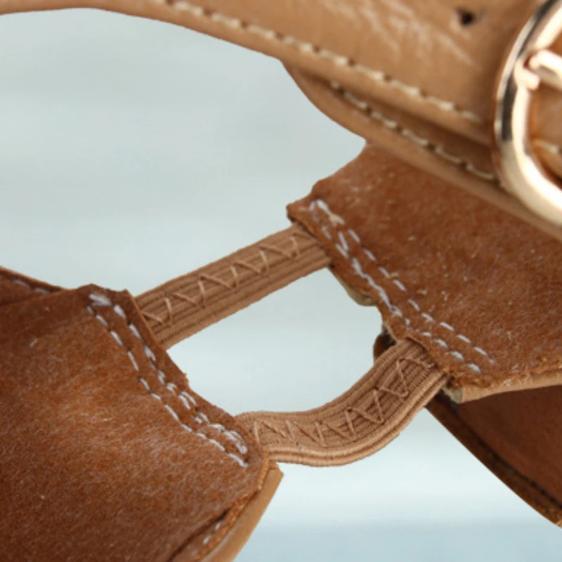 Женские туфли для джазовых танцев эластичные танцевальные из натуральной