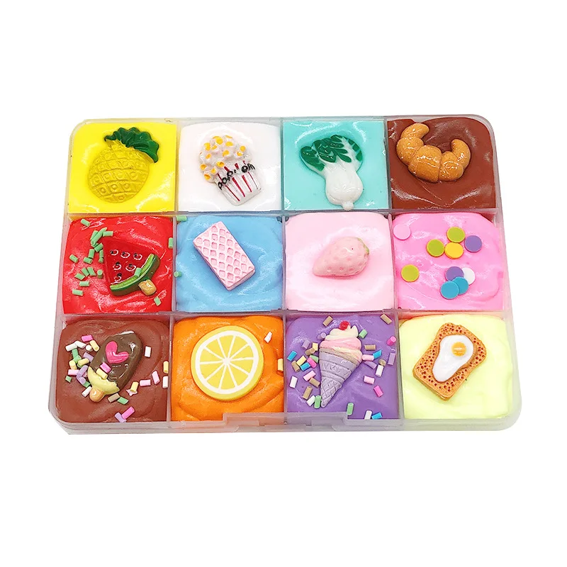 

Mixing DIY slime set Relief stress mud clay toy For kid party gift Prank Supplies Accessories Decoration