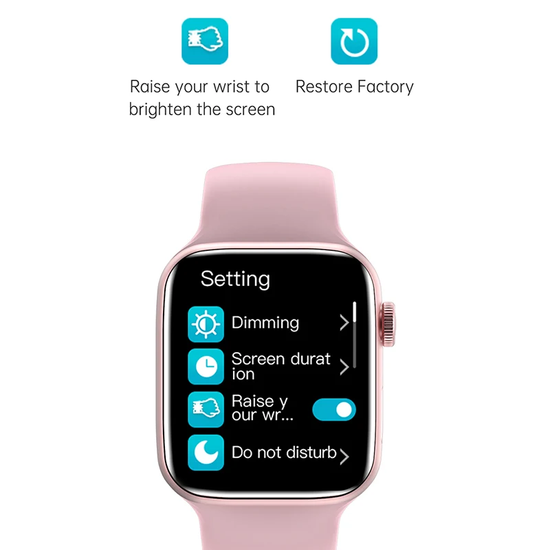 

CHYCET 2021 New Full Touch Smart Watch Men Women Screen Sport Fitness Heart Rate Monitor Waterproof IP67 Watche For Android IOS