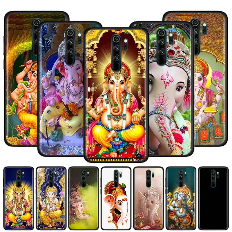 Чехол Ganesha для Xiaomi Redmi Note 9S 8T 8 7 9 9A 9C K30 Pro 8A 7A 6 Черный силиконовый чехол телефона