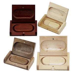 Выполненный по индивидуальному заказу деревянный + коробка персональные флэш-накопитель с логотипом 4 Гб оперативной памяти, 16 Гб встроенной памяти, 32 ГБ, 64 ГБ, 256 ГБ Usb флеш-накопитель U Диск флеш-накопитель свадебный подарок