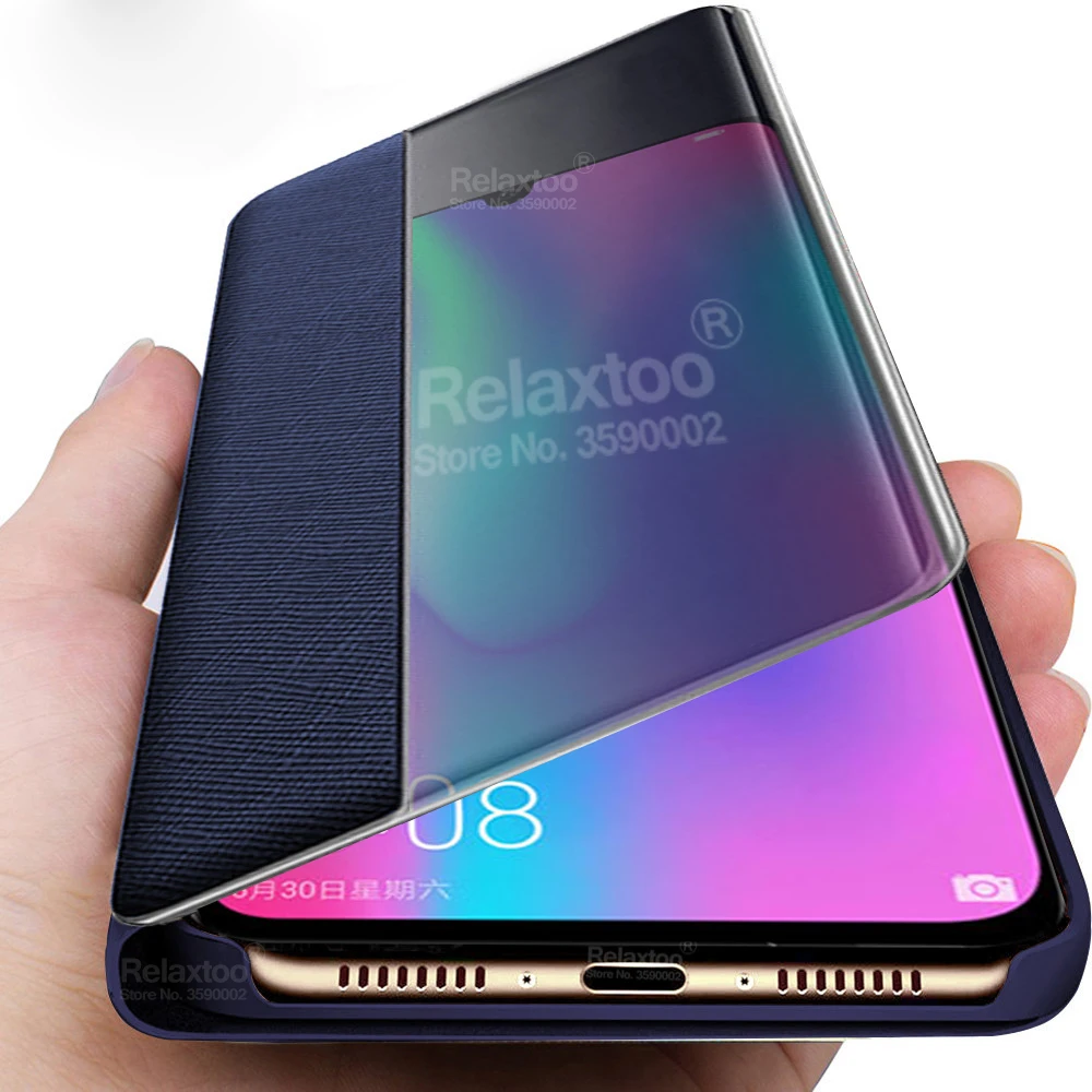 Умный флип чехол для huawei mate 20 Pro 20X 9 30 10 Window View кожаный телефона|Бамперы| |