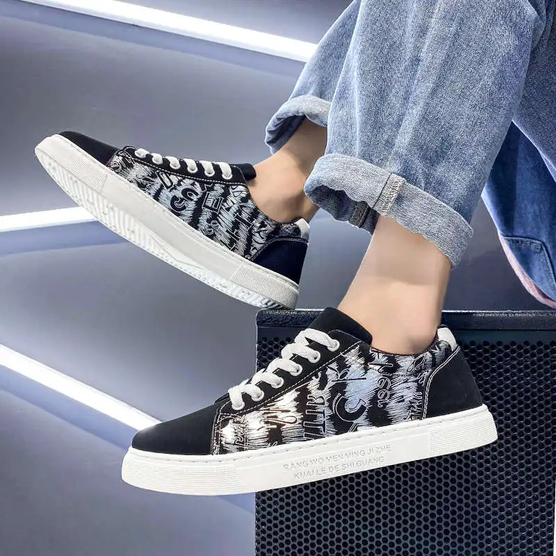 

Мужская повседневная обувь, весна-осень 2021, модная мужская холщовая замшевая обувь для мужчин, уличная прогулочная обувь, мужские повседнев...