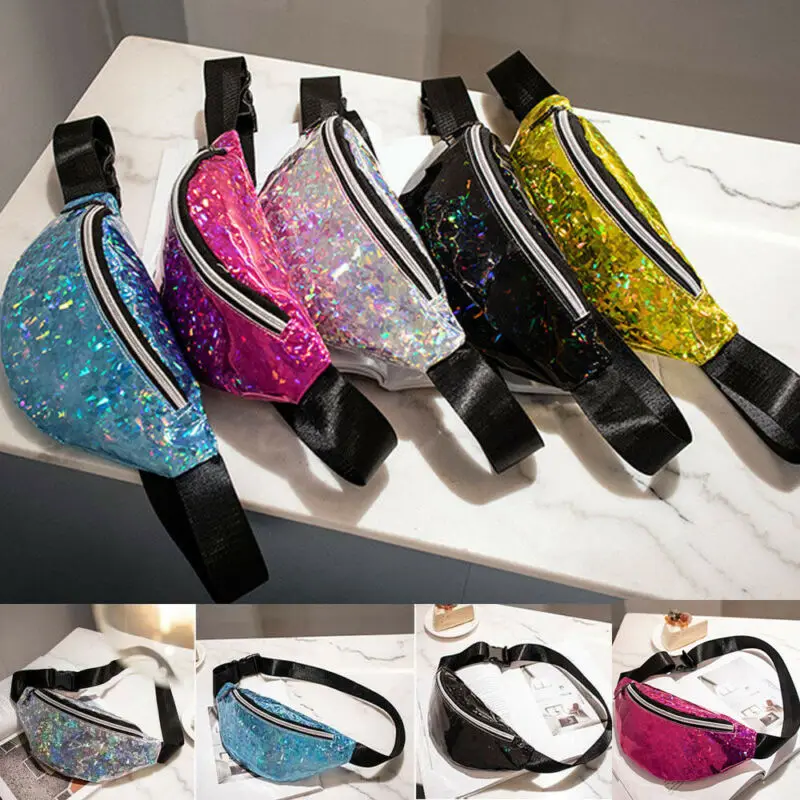 Блестки для ногтей Женская поясная сумка 2019 Новинка|Сумки вещей| |