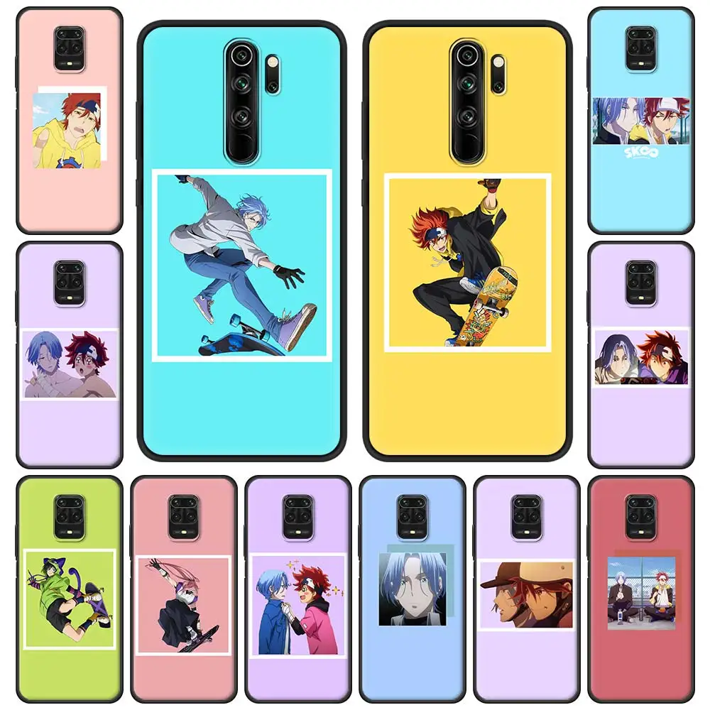 

SK8 the Infinity Anime Cute Phone Case for Xiaomi Redmi Note 9S 8 Pro 8T 9 7 9C 9A 6A 8A 7A 10 K40 Pro Soft Silicon Black Cover