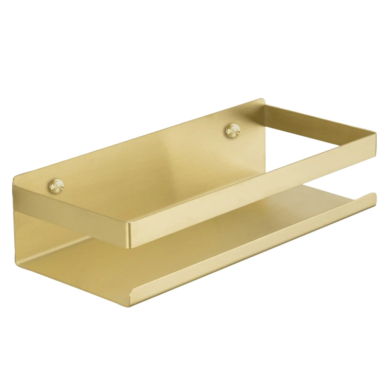 

Wall-mounted spice rack wall-mounted 304 stainless steel perforation-free household seasoning kitchen multifunctional rack