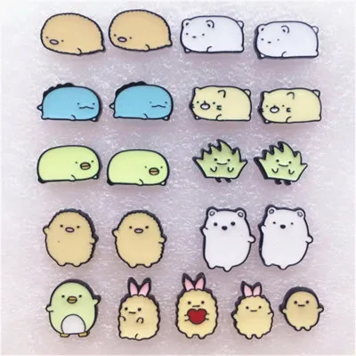 Модные аниме серьги IVYYE Sumikko gurashi гвоздики с милыми животными для женщин и девочек