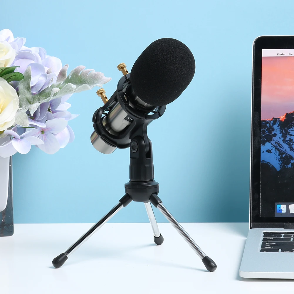 Профессиональный конденсаторный микрофон 3 5 мм | Электроника