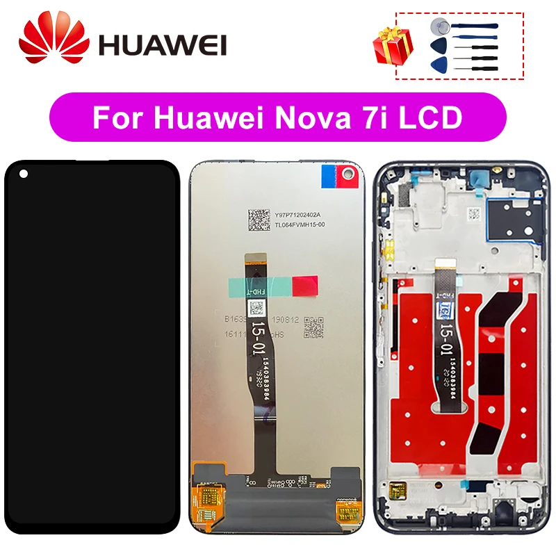 6 4 &quotоригинал для HUAWEI Nova 7i LCD сенсорный экран дигитайзер Запасные части Huawei