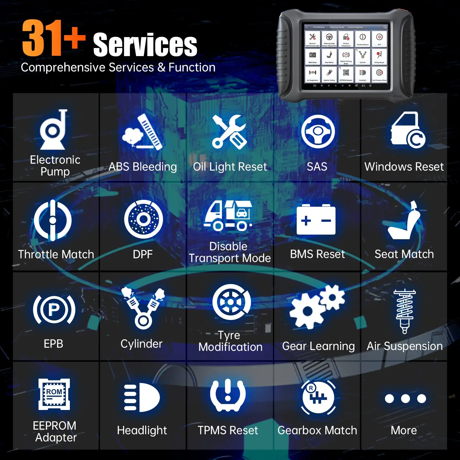 Программатор ключей OBD2 X100 Pad Elite инструмент для диагностики программирования Pad3 с