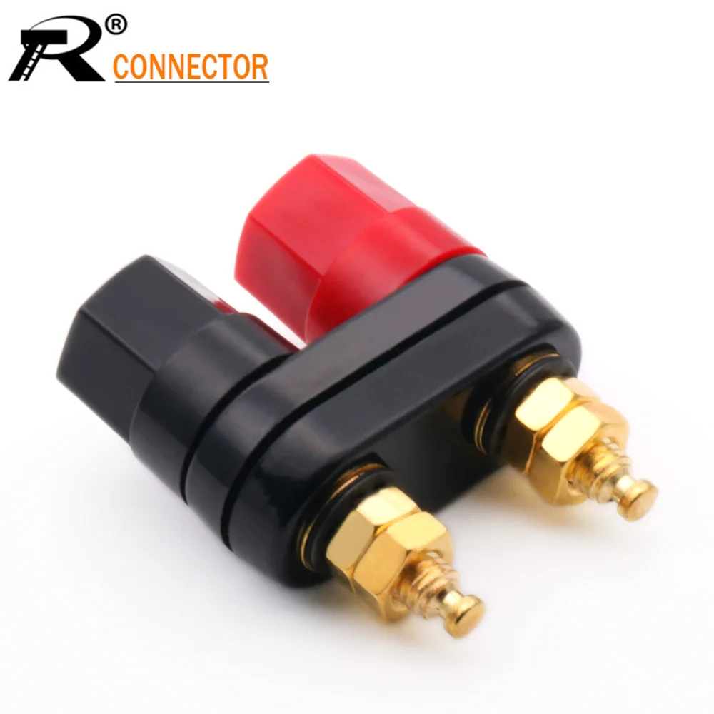 10 шт. лидер продаж высококачественные клеммы для пар красный черный разъем
