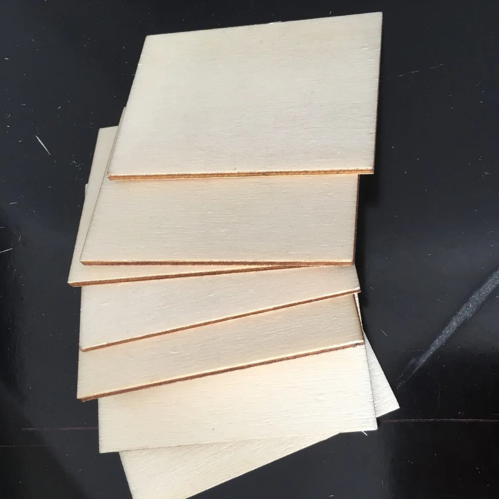 10 шт. пустое дерево квадратный налет для рукоделия картина деревообрабатывающий