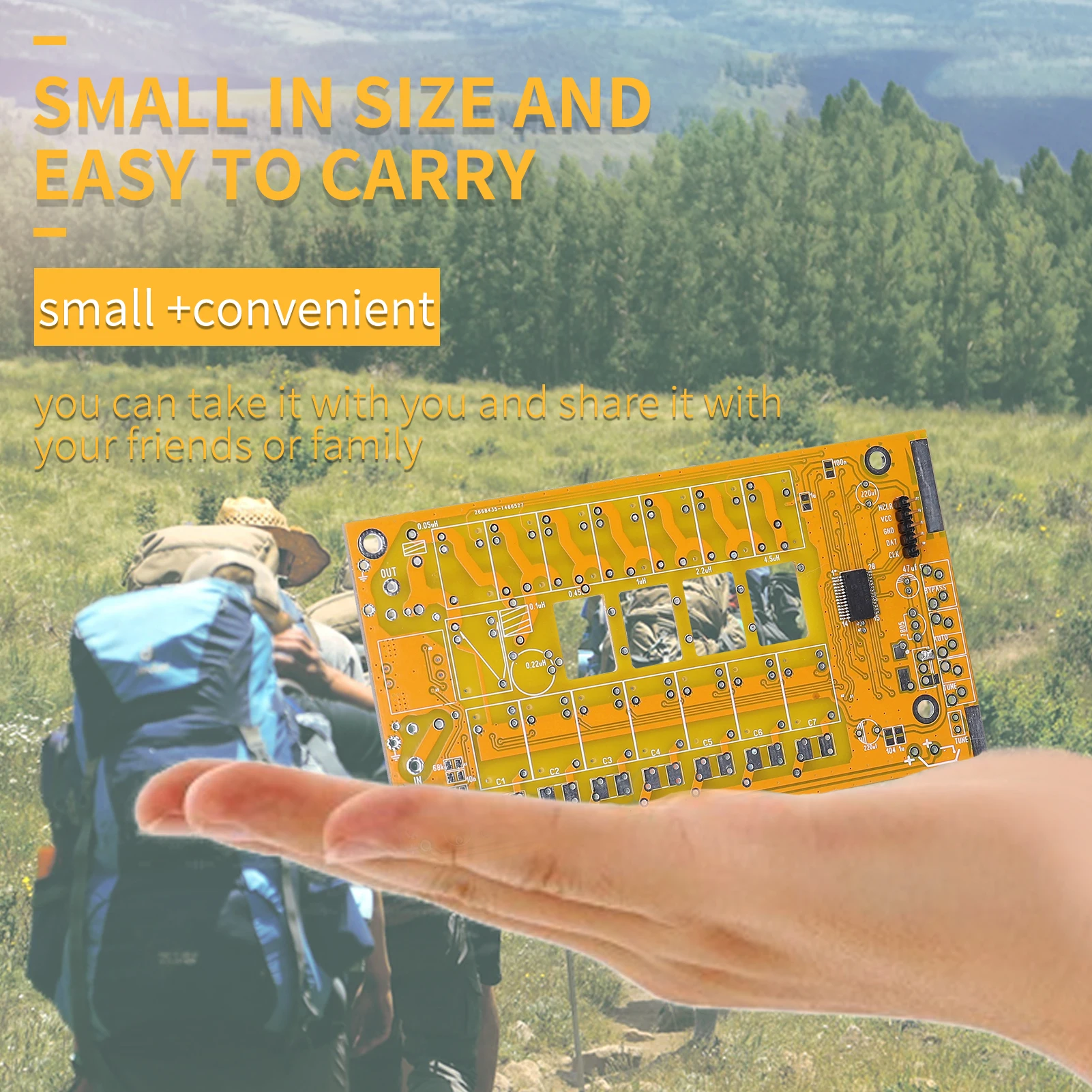 

ATU-120 Shortwave Automatic Antenna Tuner 3.5~54MHz Shortwave Automatic Antenna Tuner Automatic Mode Switching Parts