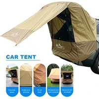 car trunk tent sunshade rainproof tour barbecue outdoor motorhome self driving tour barbecue camping car tail extension tent
