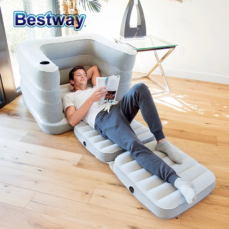 5 в 1 на открытом воздухе домашнее кемпинговое надувные один человек диван