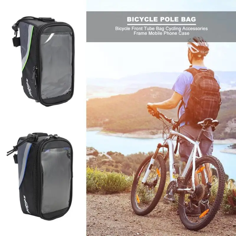 Сумка на руль для горного велосипеда MTB велосипед мобильный чехол телефона