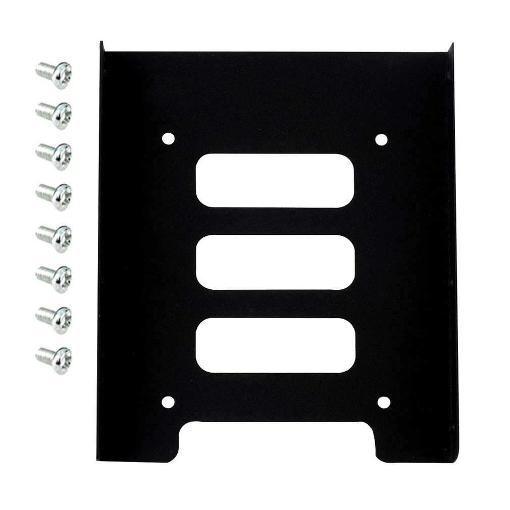 

2.5 Inch To 3.5 Inch SSD Mounting Bracket Holder Portable For PC Hard Drive Enclosure HDD Metal Adapter Rack Hard Drive
