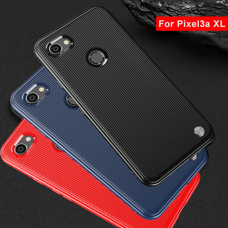 Силиконовый чехол для телефона Google Pixel 3a XL с защитой от падения защитный бампер