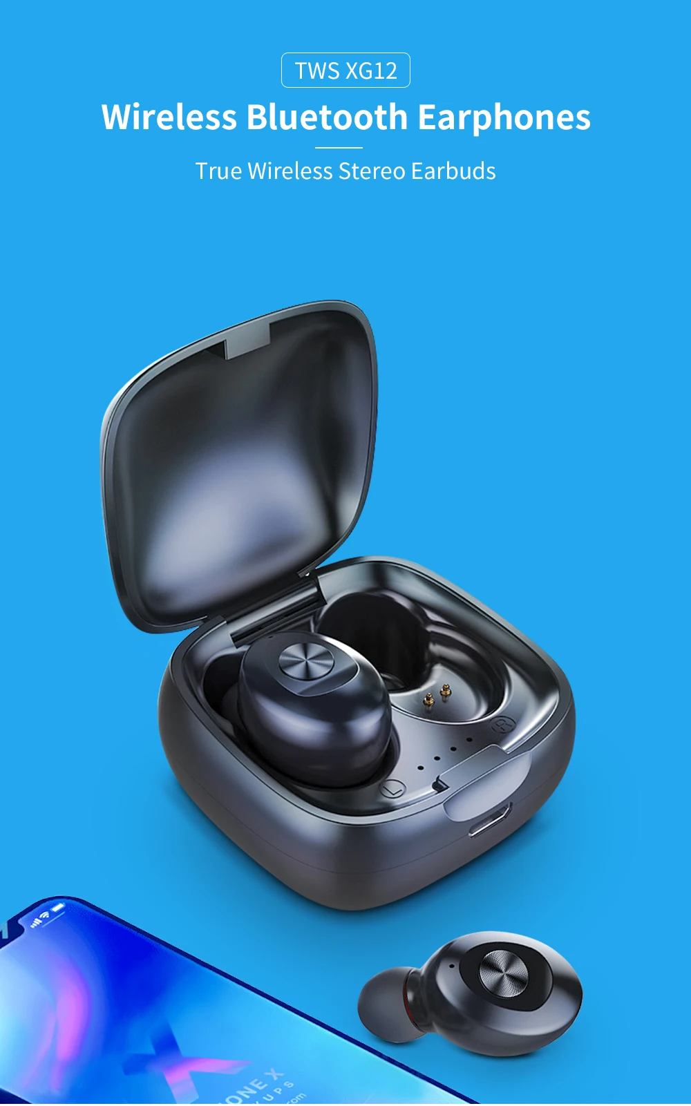 FBYEG,, XG12, TWS, Bluetooth 5,0, наушники, беспроводные наушники, стерео, бас, наушники, HIFI, спортивные наушники с микрофоном для телефона