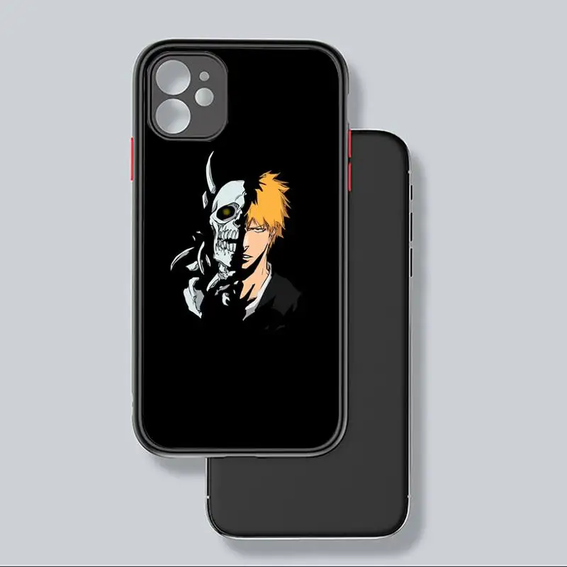 

japan animal BLEACH Phone Case For iphone 12 11 8 7 plus mini x xs xr pro max matte transparent cover