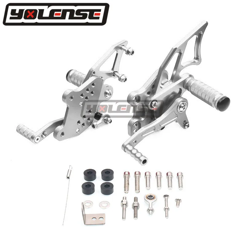 

Motorcycle CNC Adjustable Rearsets Footpeg Rear Sets Foot Pegs For KAWASAKI NINJA300 NINJA250 NINJA 300 250 2013-2017 2016 2015