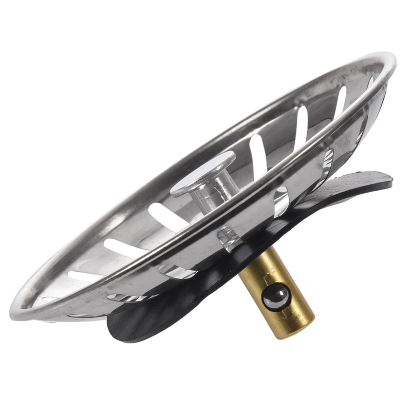 

Promotion! Kitchen Sink Strainer Drainer Draining Waste Plug with 100Pcs Stainless Steel Form a Flat Washers to Fit Metric Bolts