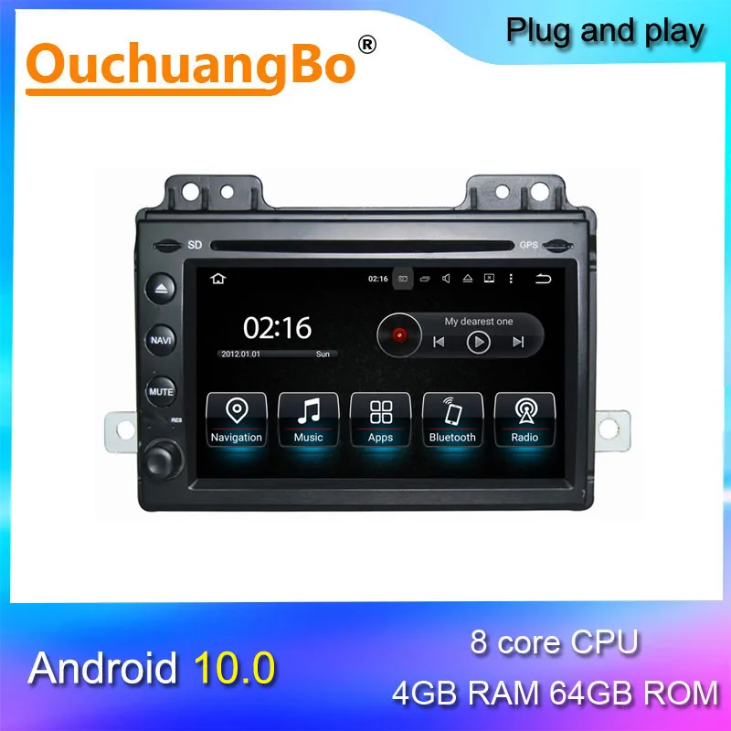 

Ouchuangbo audio player radio for android 10 land Rover freelander 2004-2007 with 7 inch gps navigation 8 core 4GB+64GB