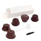 3 шт. многоразовые кофейные капсулы фильтр чашка Dolce Gusto многоразовые колпачки фотофильтры корзины капсулы мягкий вкус сладкий