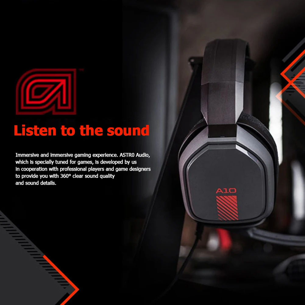 Оригинальная Проводная гарнитура Logitech Astro A10 Esports наушники с Виртуальным объемным