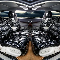 BOOST B70 чехол для автокресла Универсальный подходит для большинства транспортных средств аксессуары для интерьера полный набор полный объемный роскошный модный PU - Название цвета: Black