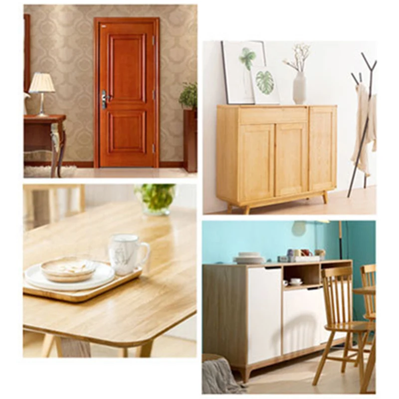 pvc wood grain wallpaper self adhesive waterproof furniture stickers contact paper dormitory kitchen door cabinet desktop decor free global shipping