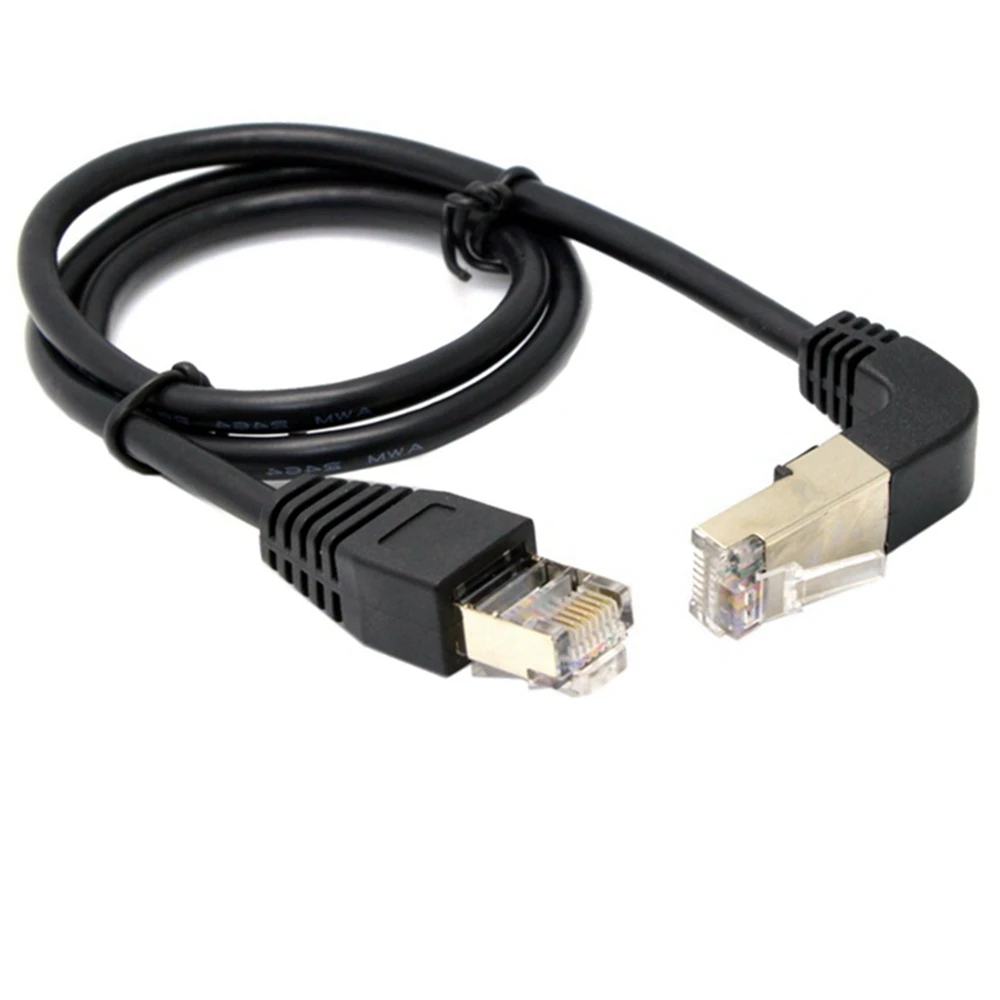 

Elbow Up & Down Angled 90 Degree 8P8C FTP STP UTP Cat 5e Lan Ethernet Network Patch Cord Cable 0.5m/1m/2m/3m/5m