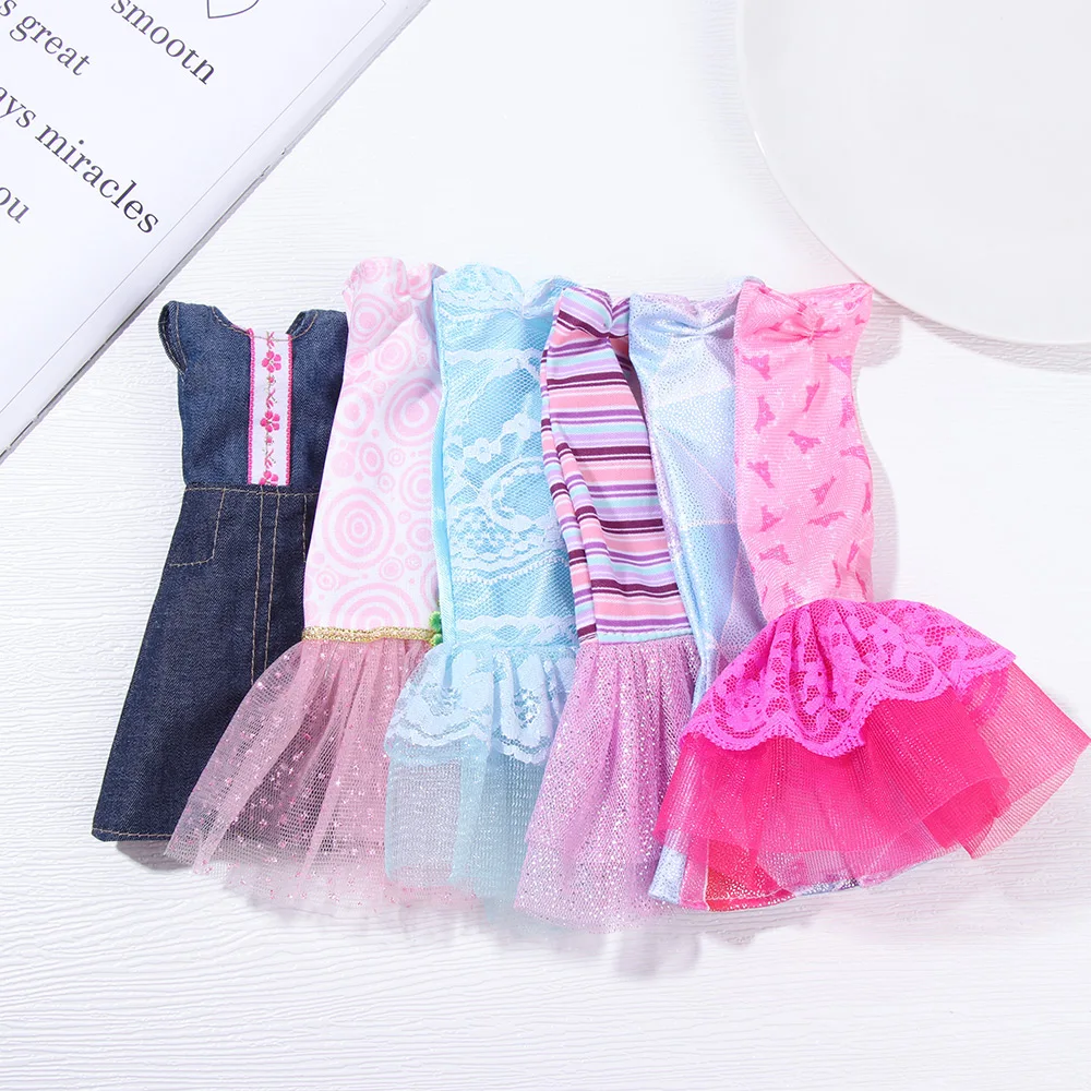 

30cm Doll Skirt Dress Doll Clothes Accessories Fashion Slim Dress Clothes Dress Up Game Toy Accessories DIY Gift