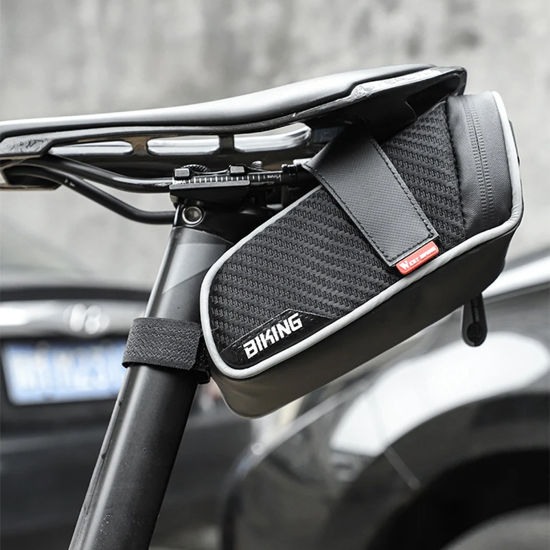 

Bike Bags Waterproof Bicycle Saddle Bags Seat Cycling Tail Rear Pouch Bag Riding Storage Saddle Bag Accessories